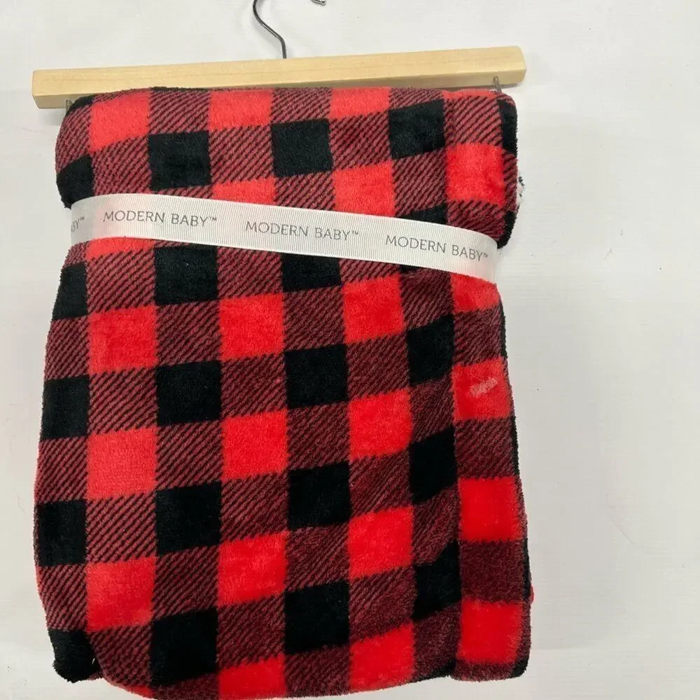 NWT MORDERN BABY REVERSIBLE‎ HOLIDAY BLANKET